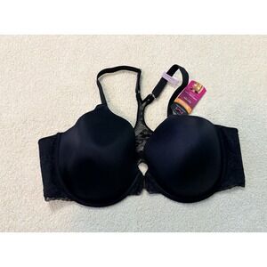 Maidenform Womens Racerback Bra with Shaping & Support 42D Black #07112 NWT